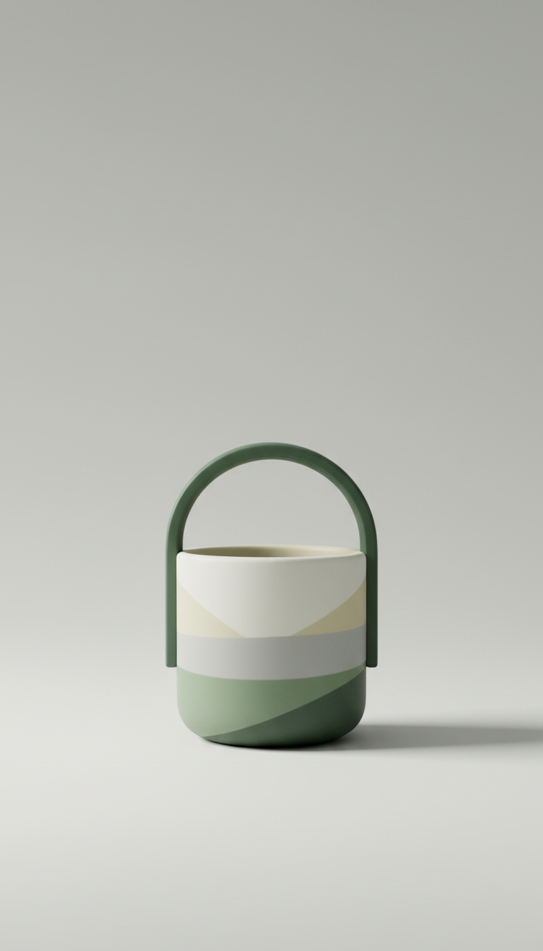 Modern Tabletop Planter in Matte Finish