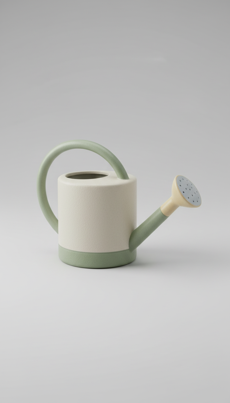 Handheld Watering Can with Narrow Spout